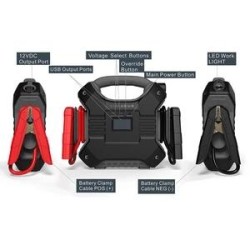 Akkumulátor bikázó-indító (starter) 12/24V - 1200A 12V 600A 24V (HU34035)