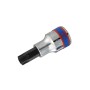 Rátűzőkulcs - crowa+bit 1/2' torx, furatos TPX45 (402745)