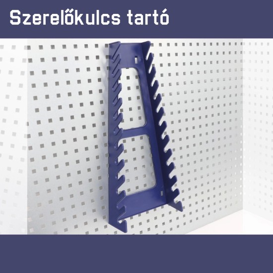 Szerszámtartó panel - perforált fal - kiegészítőkkel és kampókkal (RB1100)