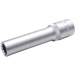 Dugókulcs - crowafej 1/4' Gear Lock hosszú 04 mm BGS (BGS-10154)