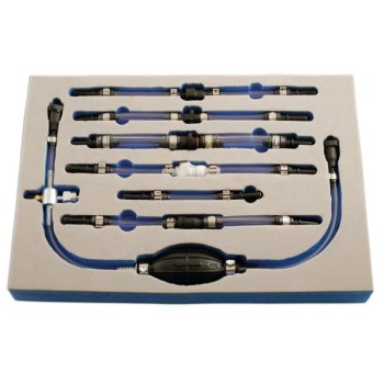 Diesel üzemanyag légtelenítő kézi pumpa klt. - profi - Laser -TS20 (LAS-5262)