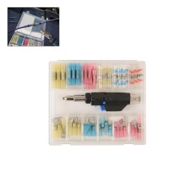 Gázmelegítő-gázzsugorító pisztoly + zsugorodó saru klt. 73 db-os (LAS-6616) Gázmelegítő-gázzsugorító pisztoly + zsugorodó saru klt. 73 db-os (LAS-6616)