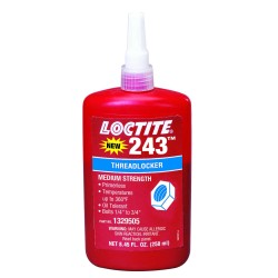 Loctite csavarrögzítő 243 - kék - 250 ml (LOC243-250) Loctite csavarrögzítő 243 - kék - 250 ml (LOC243-250)