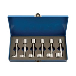 Üzemanyagcső kulcs klt. 6 db spec. nyitott 12-14-16-17-18-19 mm -TS20 (LAS-4920)
