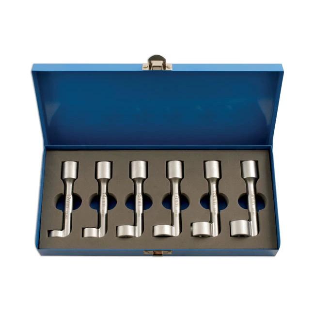 Üzemanyagcső kulcs klt. 6 db spec. nyitott 12-14-16-17-18-19 mm -TS20 (LAS-4920)