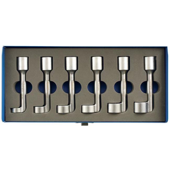 Üzemanyagcső kulcs klt. 6 db spec. nyitott 12-14-16-17-18-19 mm -TS20 (LAS-4920)