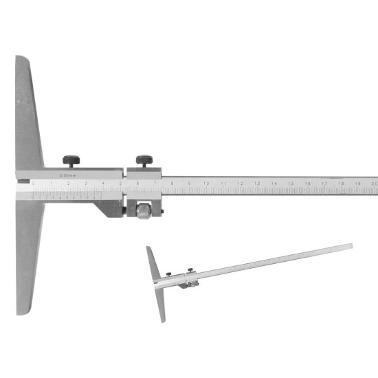 Mélységmérő 300 mm-es 0,05 mm pont finombeállítóval (204.085)