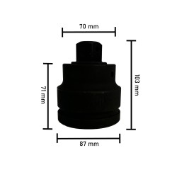 Légkulcs átalakító adapter 1-1/2' - 1' szűkítő Genius (938008)