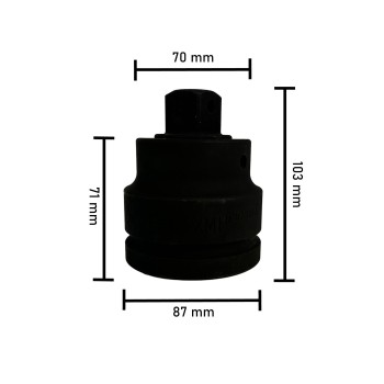 Légkulcs átalakító adapter 1-1/2' - 1' szűkítő Genius (938008)