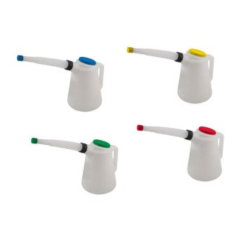 Olajbetöltő kanna készlet 4 részes - 5 literes - Színkódolt -TS20 (LAS-7010)
