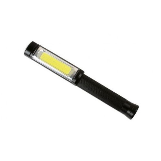 Szerelőlámpa LED 01 COB ledes 5W -elemes- Toll alakú 400 Lm ALU -TS20 (LAS-7055)