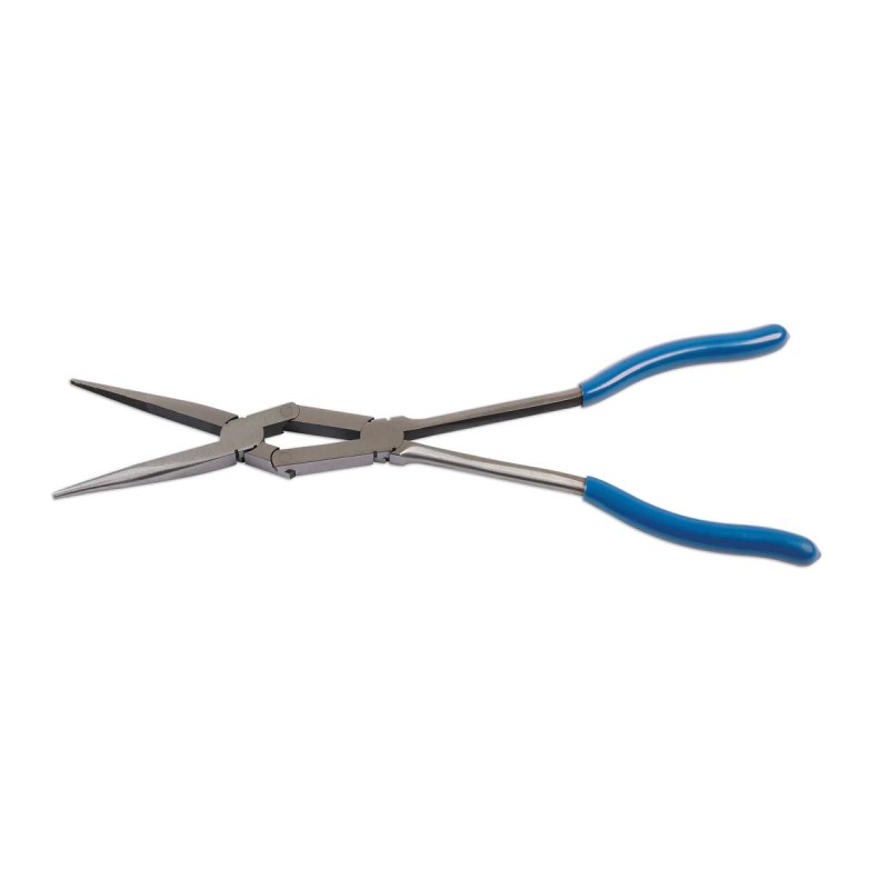 Fogó hosszúcsőrű kerek, áttételes 350 mm (LAS-6967)