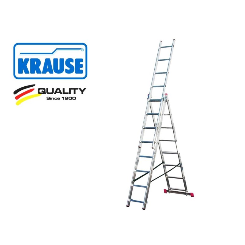 Alu lépcsőfokos sokcélú állólétra 3 x 8 Fokos - CORDA- (033383) Alu lépcsőfokos sokcélú állólétra 3 x 8 Fokos - CORDA- (033383)