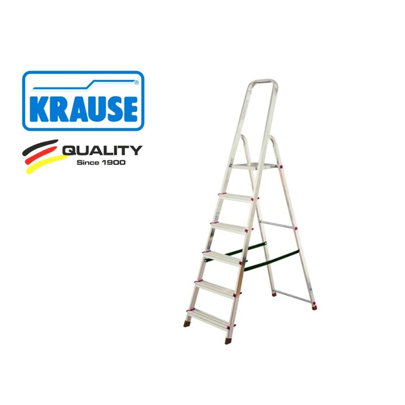 Alu lépcsőfokos állólétra 1x6 Fokos - CORDA- (000736) Alu lépcsőfokos állólétra 1x6 Fokos - CORDA- (000736)