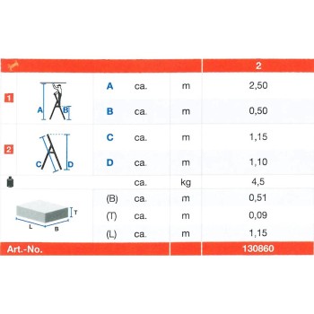 Toppy XL összecsukható fellépő, 1x2 fokos - MONTO- (130860) Toppy XL összecsukható fellépő, 1x2 fokos - MONTO- (130860)