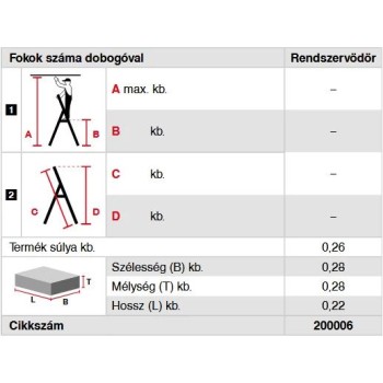 Létra Secury Multigrip rendszerhez vödör 8 L - KRAUSE- (200006) Létra Secury Multigrip rendszerhez vödör 8 L - KRAUSE- (200006)