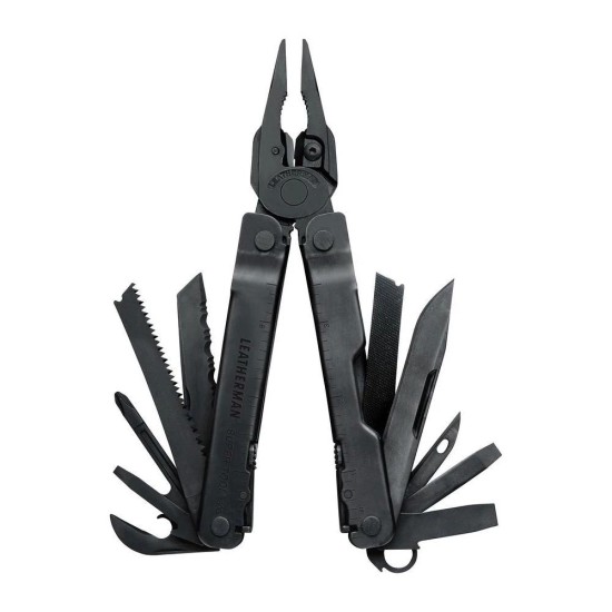 Multifunkciós szerszám Leatherman SuperTool300 Fekete + Molletok - (LTG831151)