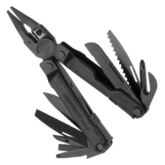 Multifunkciós szerszám Leatherman REBAR + Molle fekete tok - (LTG831563)