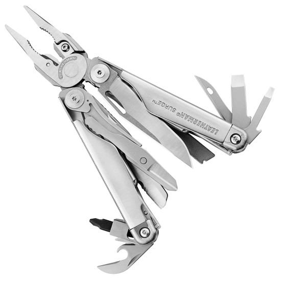 Multifunkciós szerszám Leatherman SURGE + Prémium gyöngyv.tok - (LTG830165)