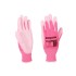 Kesztyű Buck pink - rózsaszín PW poliuretán tenyér 08-as M ( PTPWP-M )