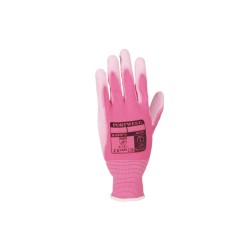 Kesztyű Buck pink - rózsaszín PW poliuretán tenyér 08-as M ( PTPWP-M ) Kesztyű Buck pink - rózsaszín PW poliuretán tenyér 08-as M ( PTPWP-M )