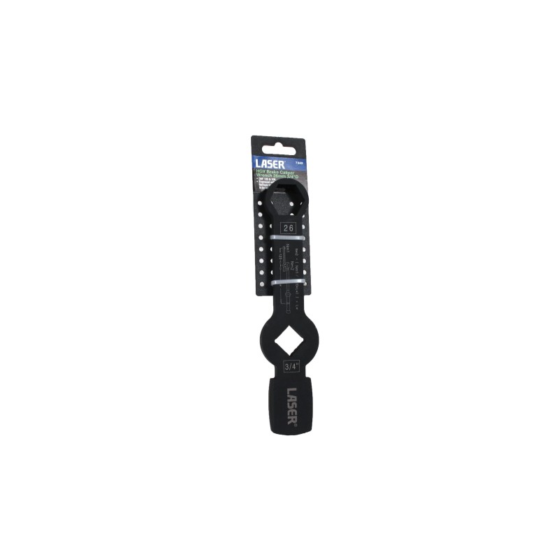 Féknyeregkulcs -TEHER- 26 mm üthető 6 lapú 3/4" DAF 105 - 106 -AT18- (LAS-7342)