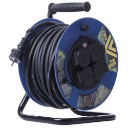 Kábeldob 25 m - IP44 gumi kábel 3 x 2,5 mm2 - 3680W ( PT-19222 ) Kábeldob 25 m - IP44 gumi kábel 3 x 2,5 mm2 - 3680W ( PT-19222 )