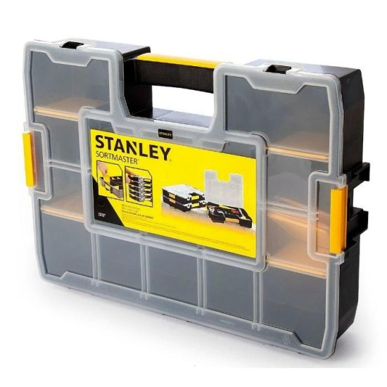 Szortimenter tárolódoboz variálható rekeszek 440x340x90 mm Stanley (1-94-745)