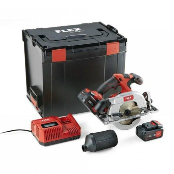 Körfűrész, kővágó -akkus- 18 V EMS rend. - Flex - (CS 62 18.0-EC-5.0 Set)