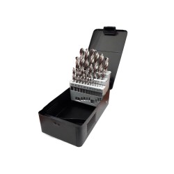 Csigafúró klt. HSS-G 25 db-os 1.0-13.0 mm - köszörült (017-055)