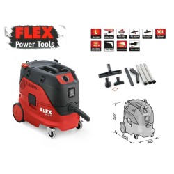 Porszívó, ipari 1400 W - 30 literes + takarító szett FLEX (VCE 33 L MC) Porszívó, ipari 1400 W - 30 literes + takarító szett FLEX (VCE 33 L MC)