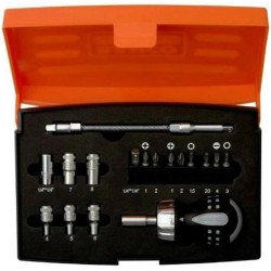 Racsnis marokcsavarhúzó-Bit készlet 22 db-os 1/4"- BAHCO (808050S-22)