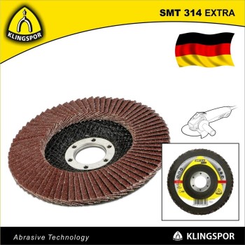 Csiszolótányér, lamellás 115 mm P60 - acél és színesfém - KLN (322811)