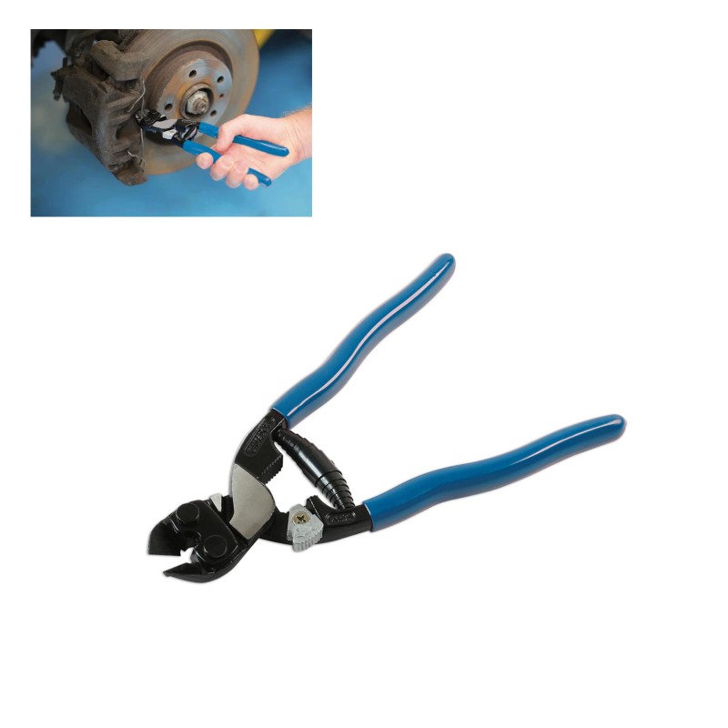 Huzalvágó, mini csavar vágó fogó, döntött fejű - 210 mm - AT18 (LAS-7410)