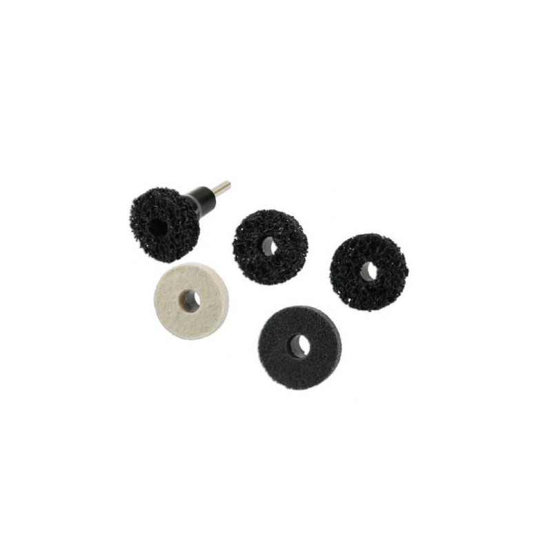 Felülettisztító klt. - négertárcsa korong 6 részes készlet - AT18 - (LAS-7411)