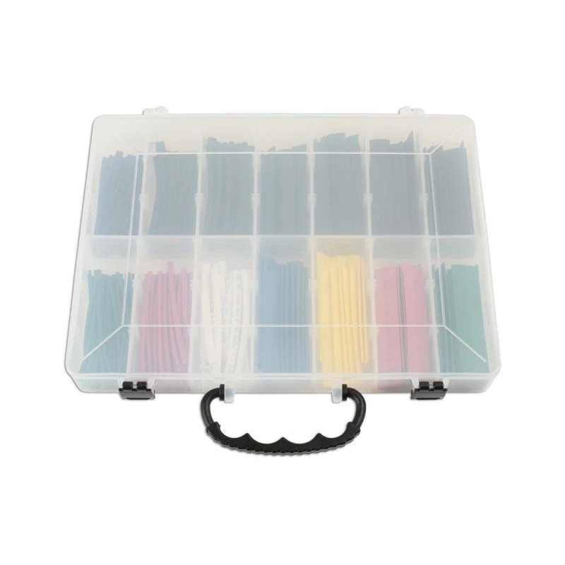 Hőzsugorcső 250 részes klt, színes, 89 mm 2-12 mm - AT18 - (CON-37198)