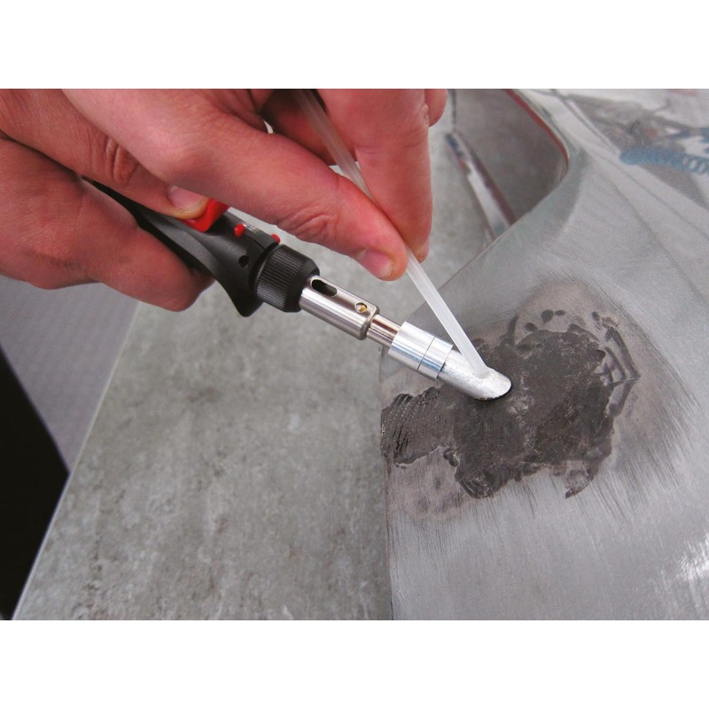 PowerTec PWT‑92490 műanyag hegesztő komplett készlet – gázüzemű hegesztőpisztoly és 15 részes pálcacsomag PowerTec PWT‑92490 műanyag hegesztő komplett készlet – gázüzemű hegesztőpisztoly és 15 részes pálcacsomag