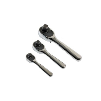 Racsnis hajtószár - marok - 3 db-os klt.108 fogú 1/4&quot;-3/8&quot;-1/2&quot; -AT18 (LAS-7388)