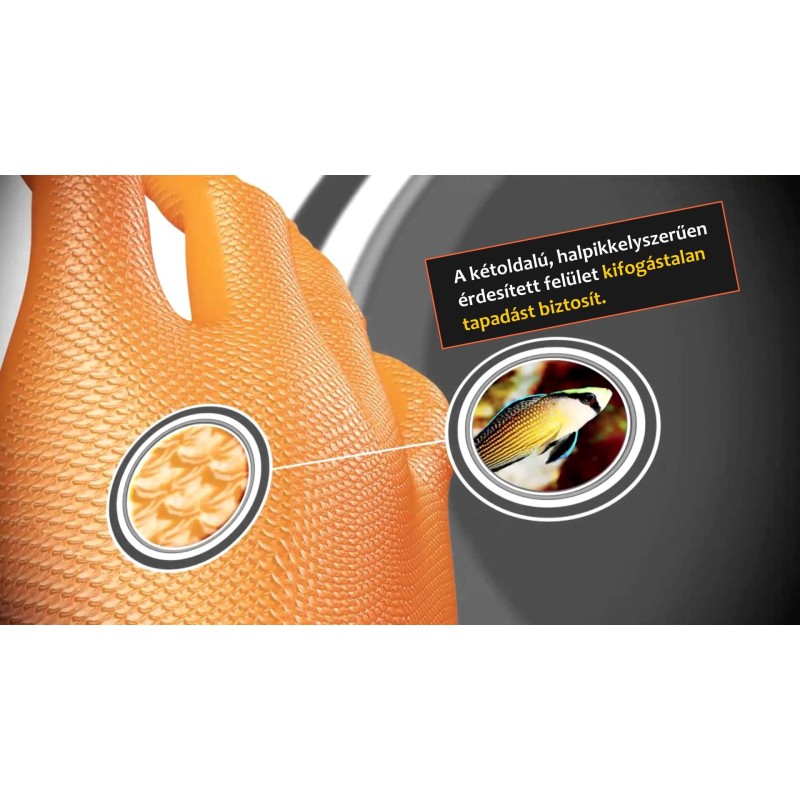 Kesztyű Grippaz 100% Nitril 10/XL - dobozos 50 db-os -NARANCS- AT18 (CON-37302) Kesztyű Grippaz 100% Nitril 10/XL - dobozos 50 db-os -NARANCS- AT18 (CON-37302)