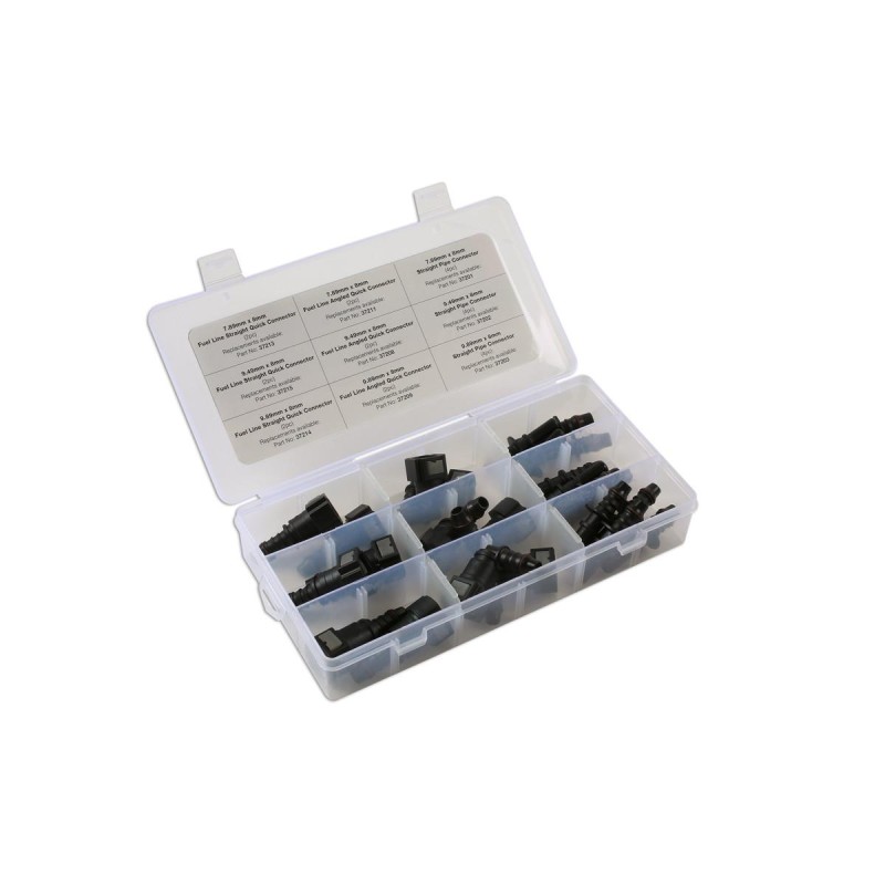 Csatlakozó készlet üzemanyag tömlőkhöz 85 db-os klt. - AT18 (CON-34039)