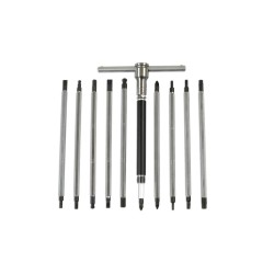 T-alakú csavarhúzó 12 db-os készlet, Torx, Imbusz, PH, PZ -AT18 - (LAS-7284) T-alakú csavarhúzó 12 db-os készlet, Torx, Imbusz, PH, PZ -AT18 - (LAS-7284)