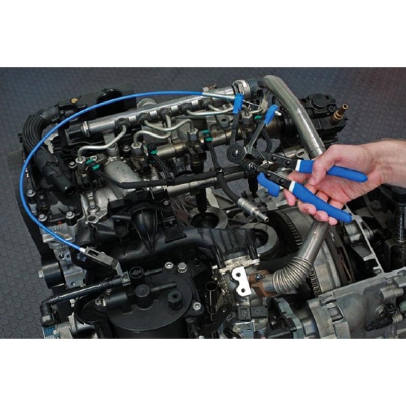 Üzemanyag és légkondi gyorscsatlakozó bontó flexibilis fogó - AT18 (LAS-7407)