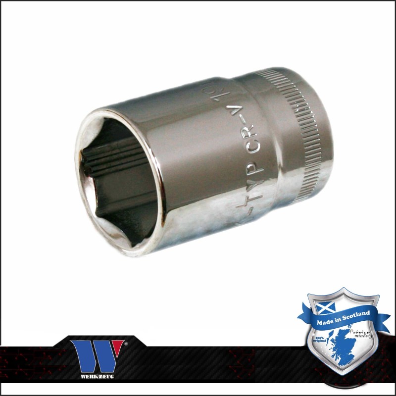 Lok-Typ Dugókulcs - crowafej 1/2&quot; 19 mm 6 lap normál - Welzh (1063-12-WW)
