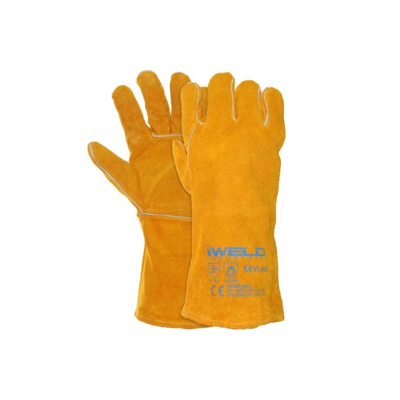 Kesztyű hegesztő, sárga bélelt, KEVLAR 14" (50WEGK1410YL) Kesztyű hegesztő, sárga bélelt, KEVLAR 14" (50WEGK1410YL)