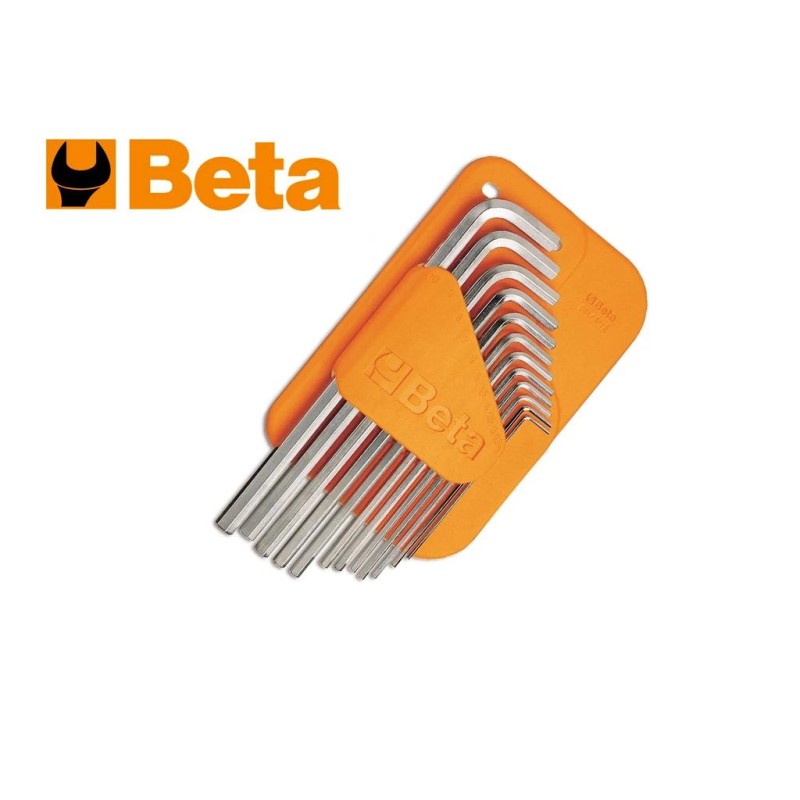 Imbuszkulcs klt. 12 db-os hosszított normál végű - Beta (96LC-SC12)