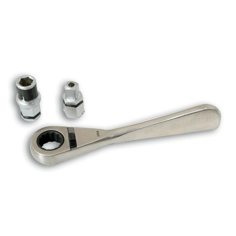 Racsnis hajtószár 100 mm Go-Thru 1/4&quot; adapterekkel (LAS-4002)