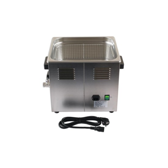 Ultrahangos tisztító berendezés 13 liter 300W + fűtés 400W - Laser (LAS-6857)