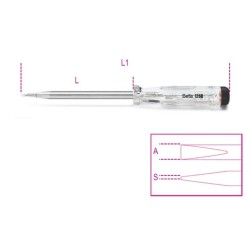 Fázisceruza - Fáziskereső csavarhúzó 3,5x0,5 mm - 150/250V - Beta (1253) Fázisceruza - Fáziskereső csavarhúzó 3,5x0,5 mm - 150/250V - Beta (1253)