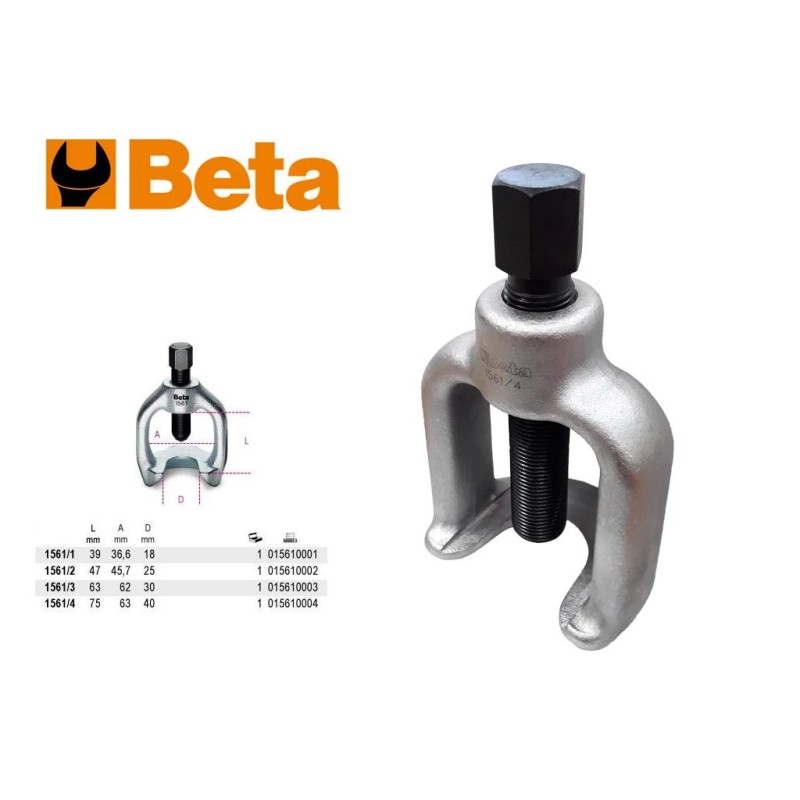 Gömbfejlehúzó galvanizált 40 mm - Beta (1561-4)