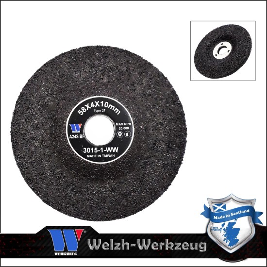 Vágókorong 58 x 4.0 mm fémre 1 db - Welzh (3015-1-WW)